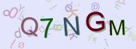 This is a captcha-picture. It is used to prevent mass-access by robots. (see: www.captcha.net)