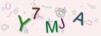 This is a captcha-picture. It is used to prevent mass-access by robots. (see: www.captcha.net)